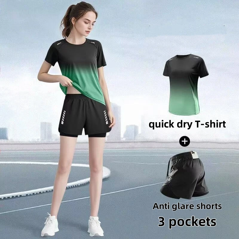 Badminton Jersey - Set di abbigliamento sportivo da donna,