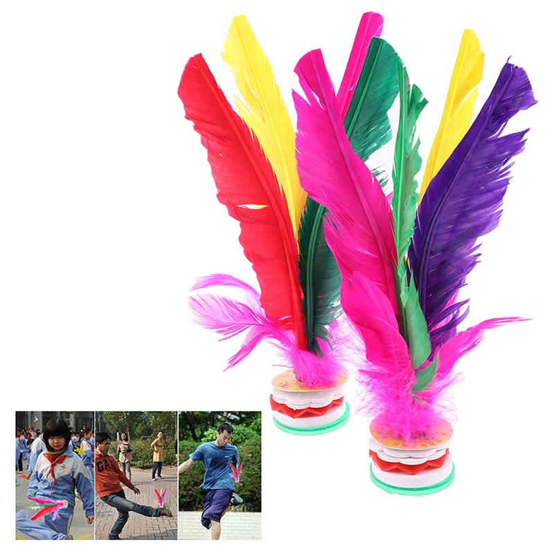 Feather Shuttlecock - 2PC Volano Jianzi per Fitness e