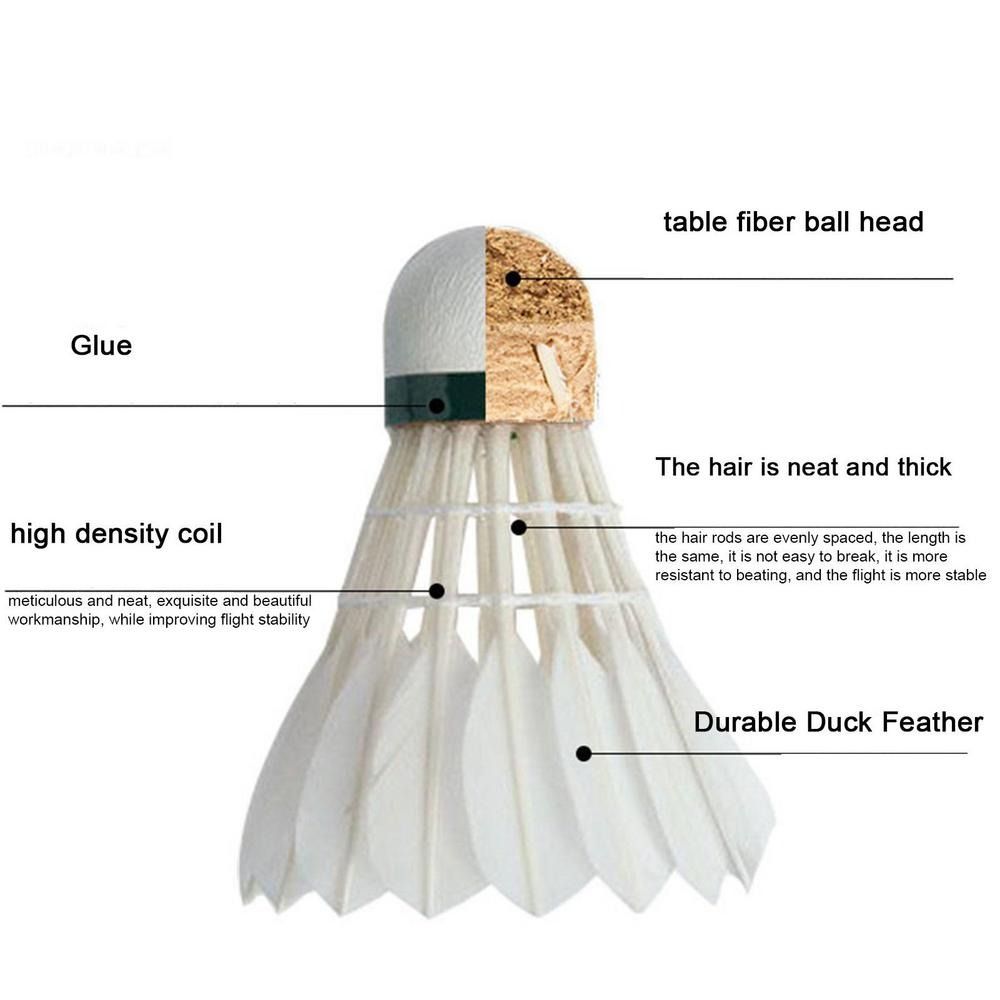 3/6/12 Pezzi Nuovi Volani da B - Feather Shuttlecock recensione e prezzo